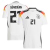 Goedkope Duitsland Gundogan 21 Thuisshirt EK 2024